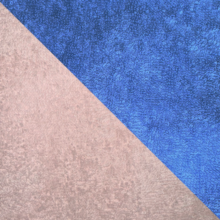 Towelwear Pink and Blue Dog Coat