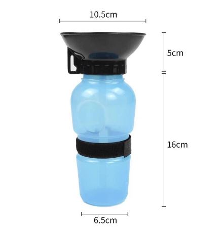 Pet Travel Squeezing Bottle Blue