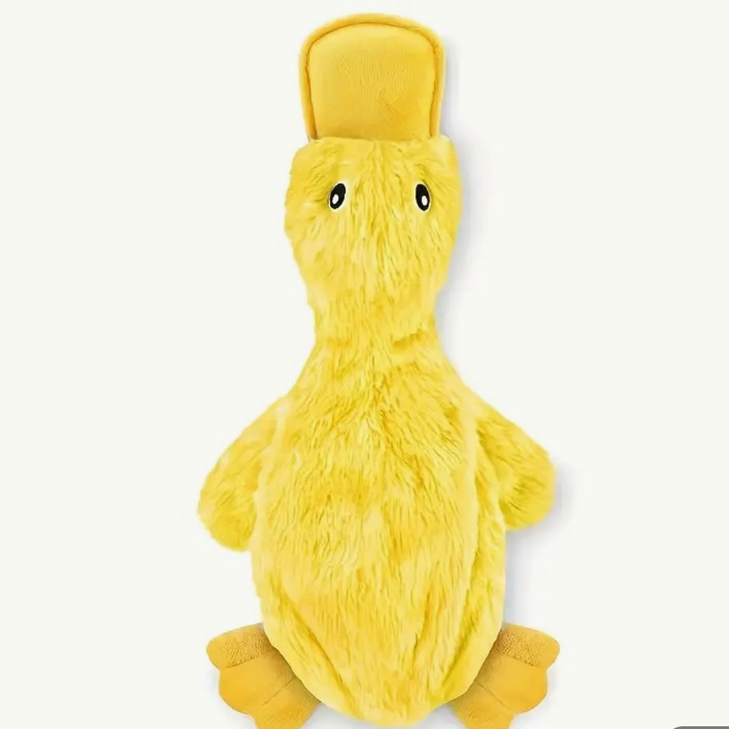 Duck Yellow Plush Dog Toy