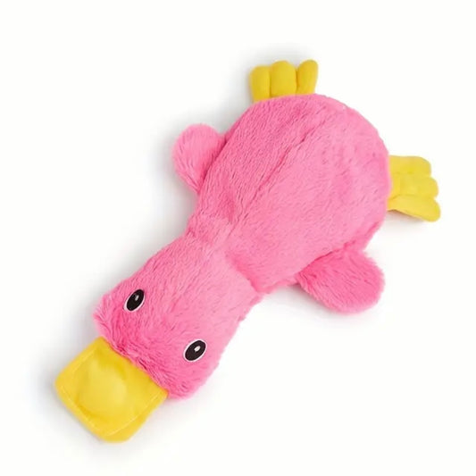 Duck Pink Plush Dog Toy