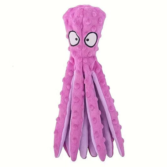 Octopus Dog Toy Purple