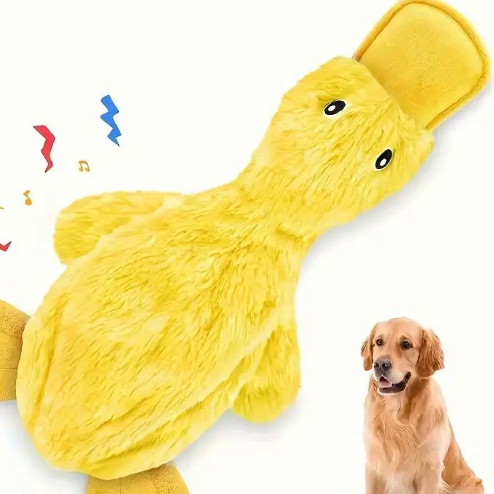 Duck Yellow Plush Dog Toy