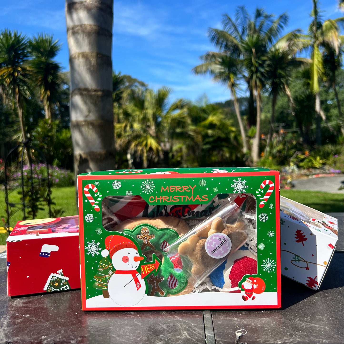 Green Christmas Gift Box