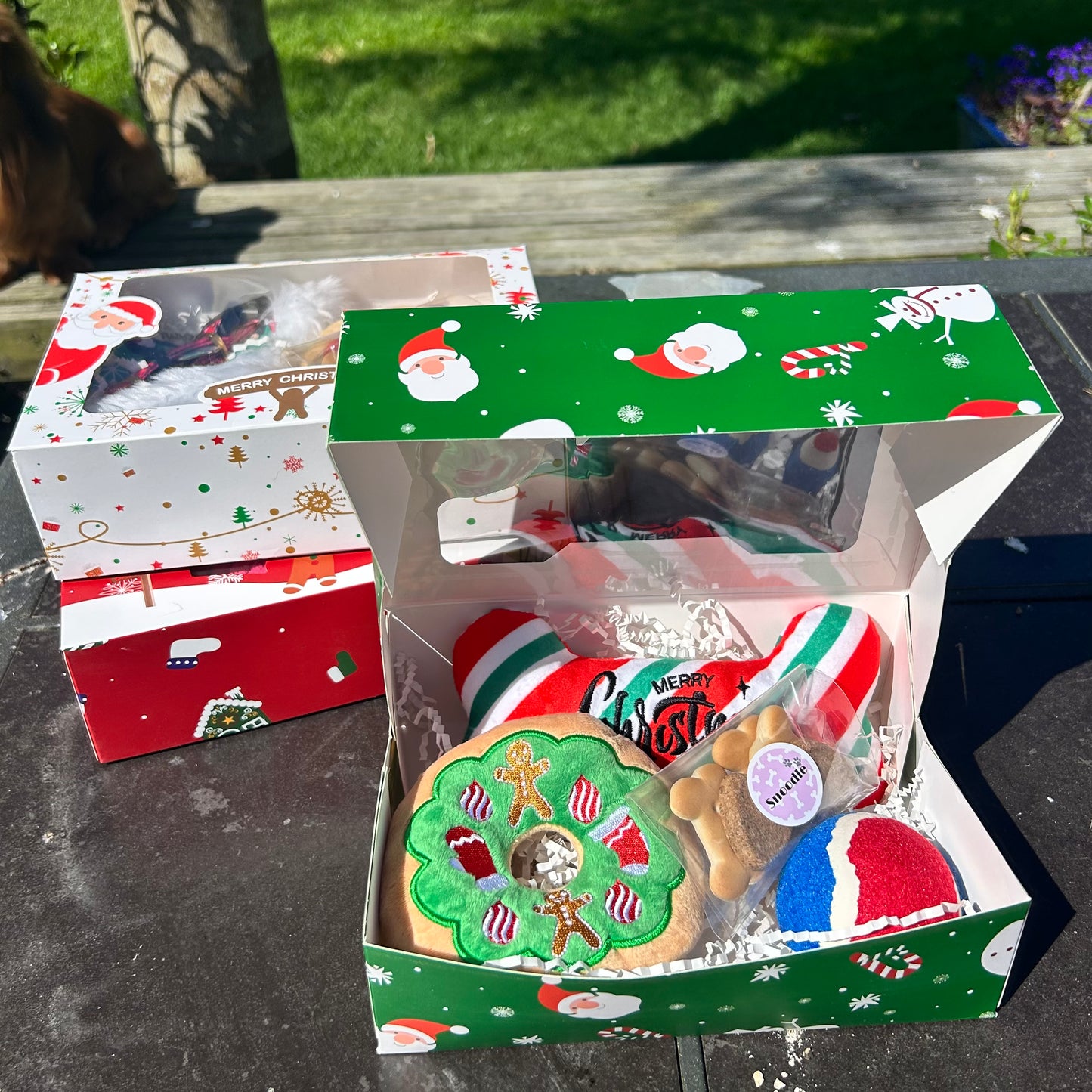 Green Christmas Gift Box