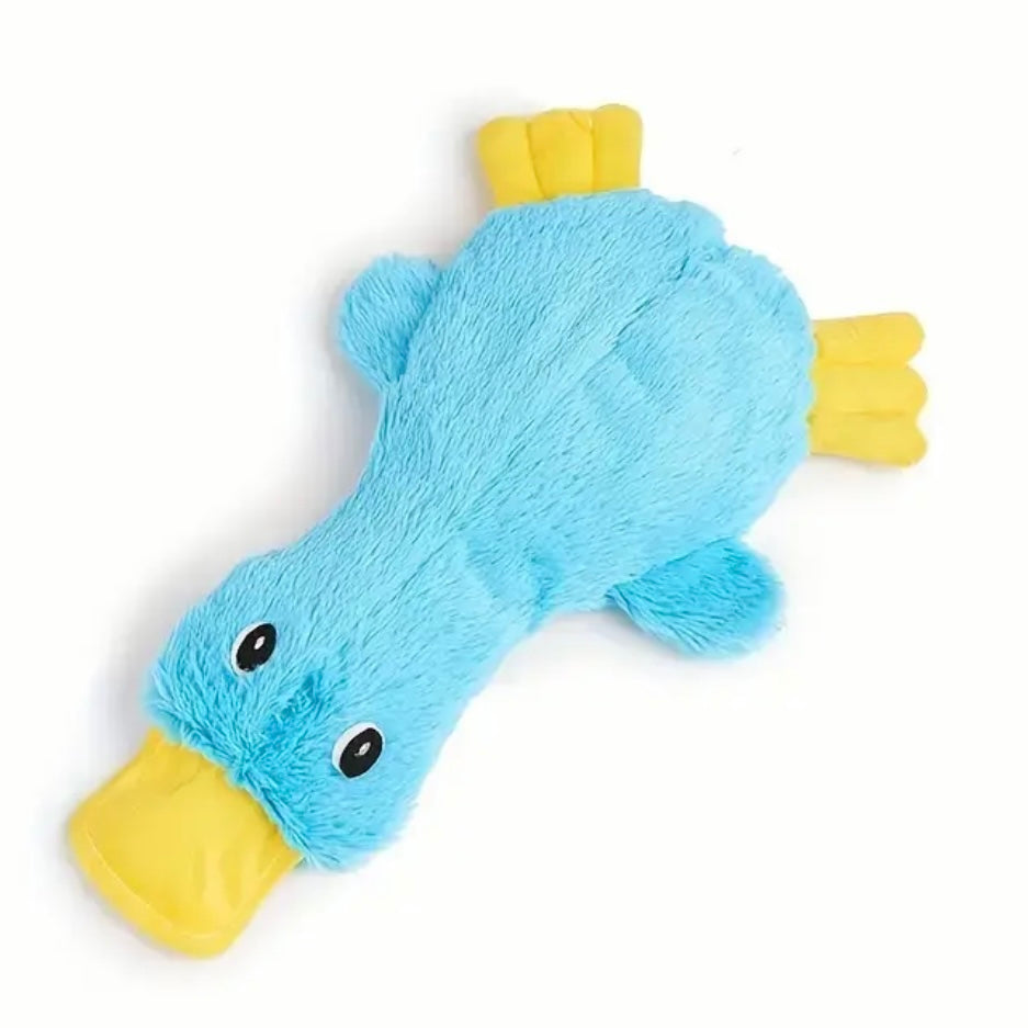 Duck Blue Plush Dog Toy