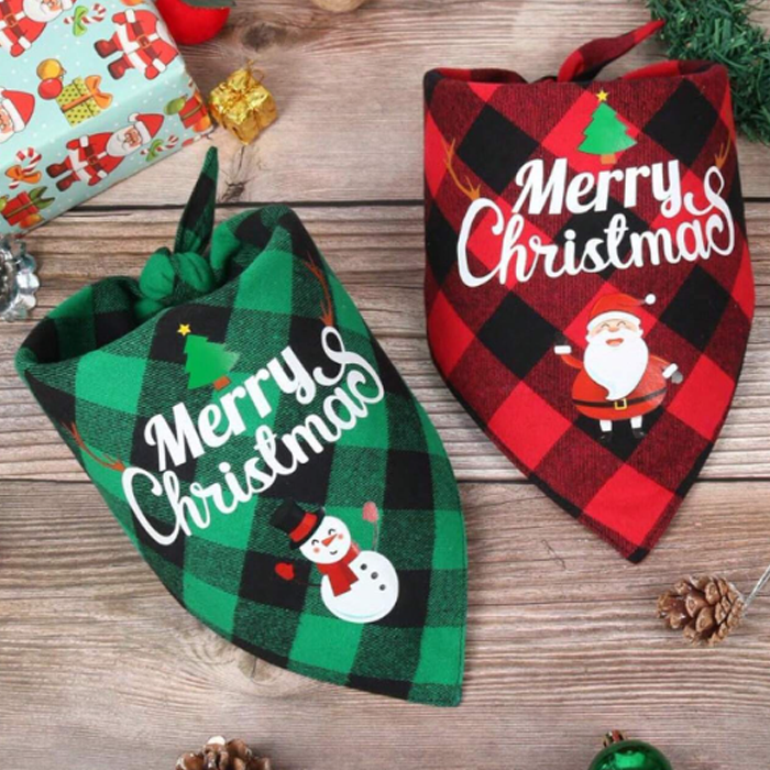 Christmas Dog Bandana Two Pack