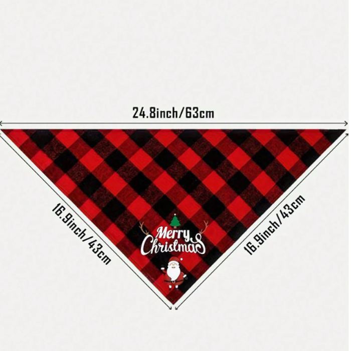 Christmas Dog Bandana Two Pack