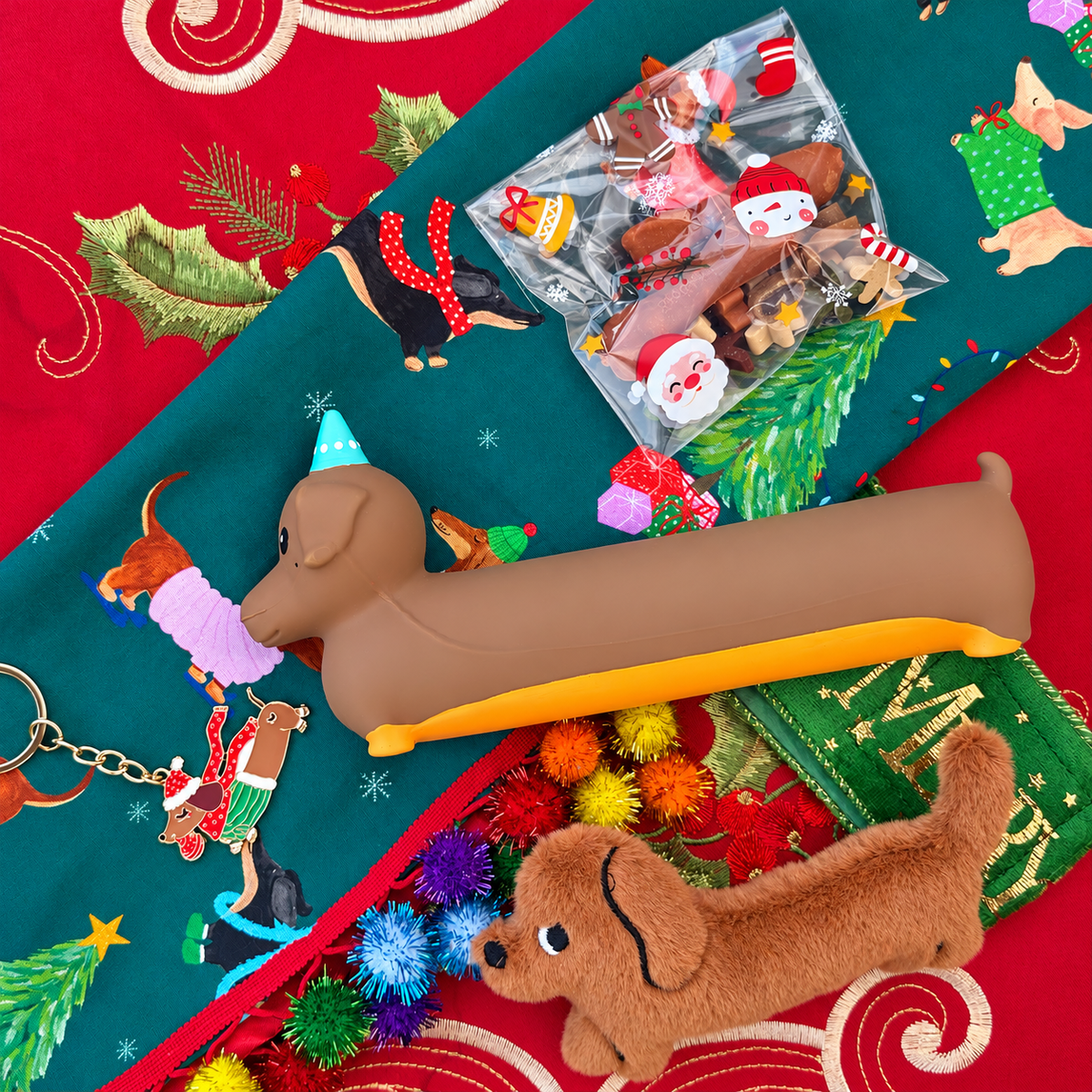 Dachshund Christmas Gift Box