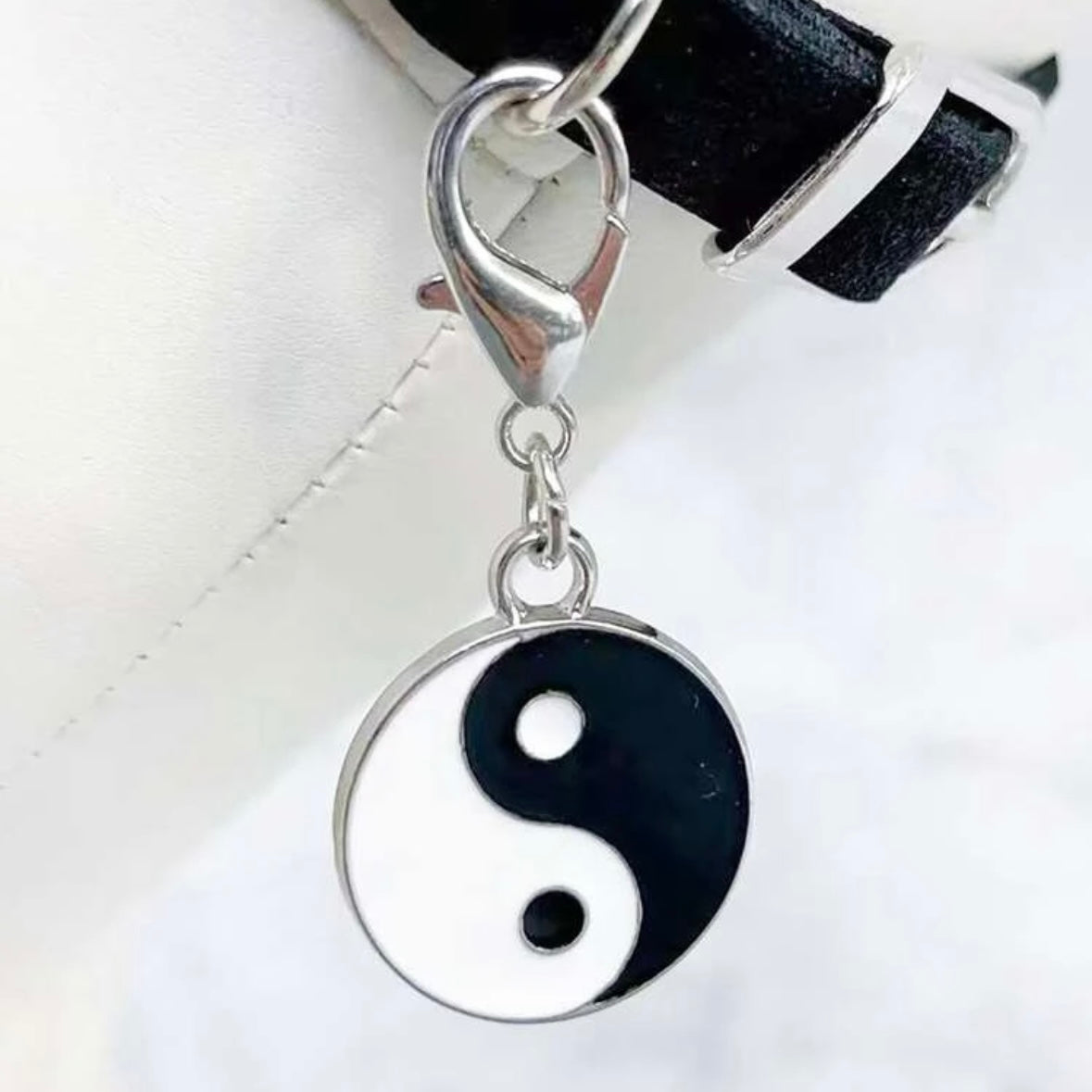Ying Yang Collar Charm