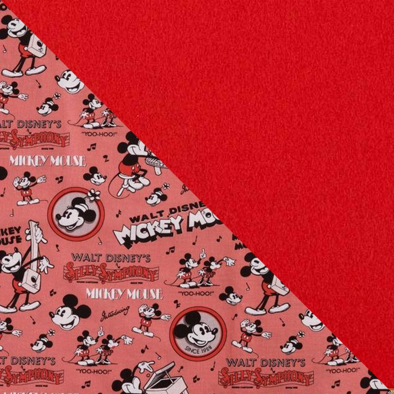 ActiveWear Red Mickey and Minnie Dog Coat