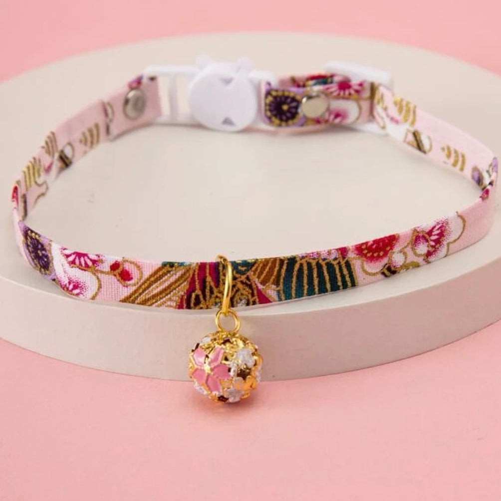 Flower Collar with FREE flower ball Charm