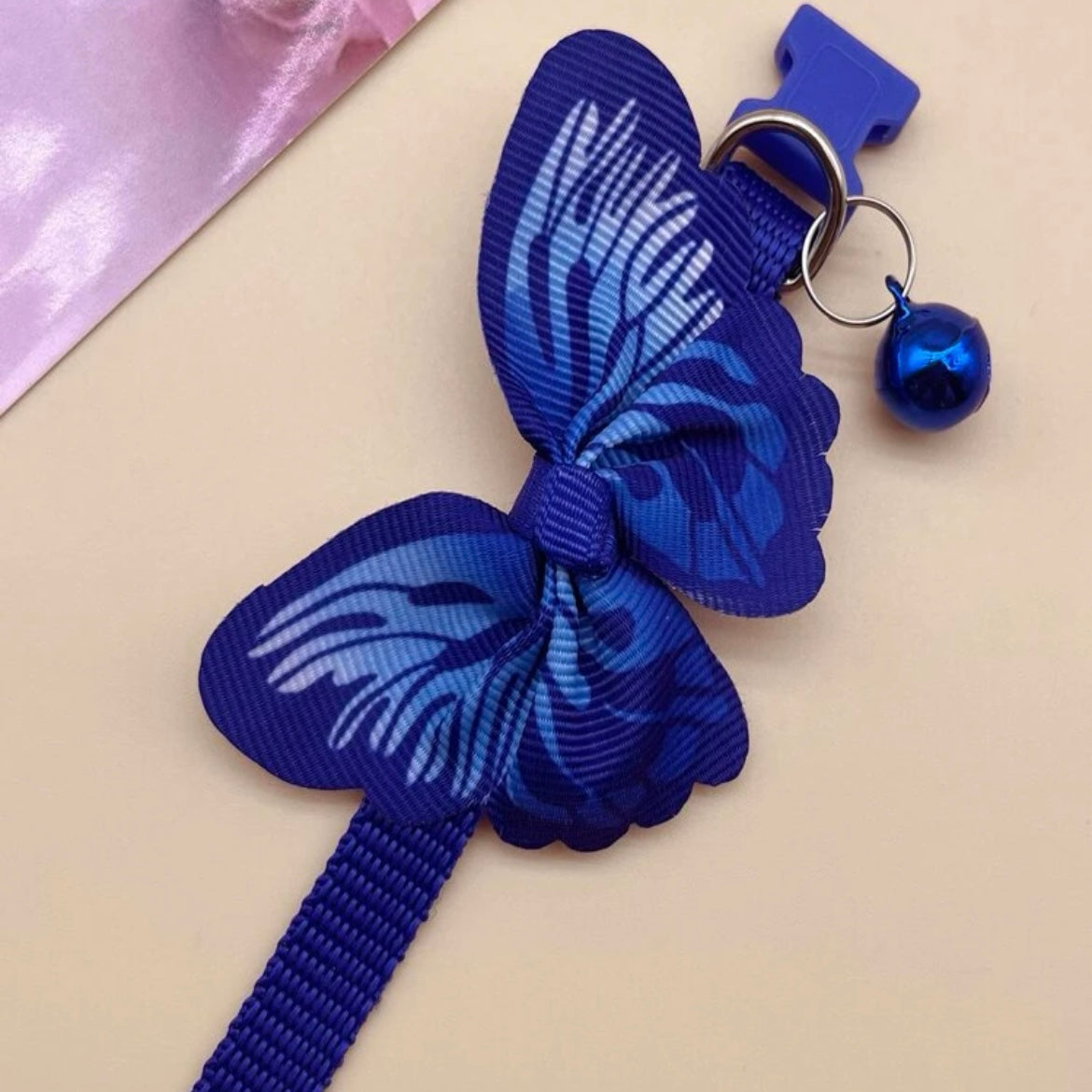 Butterfly Navy Collar
